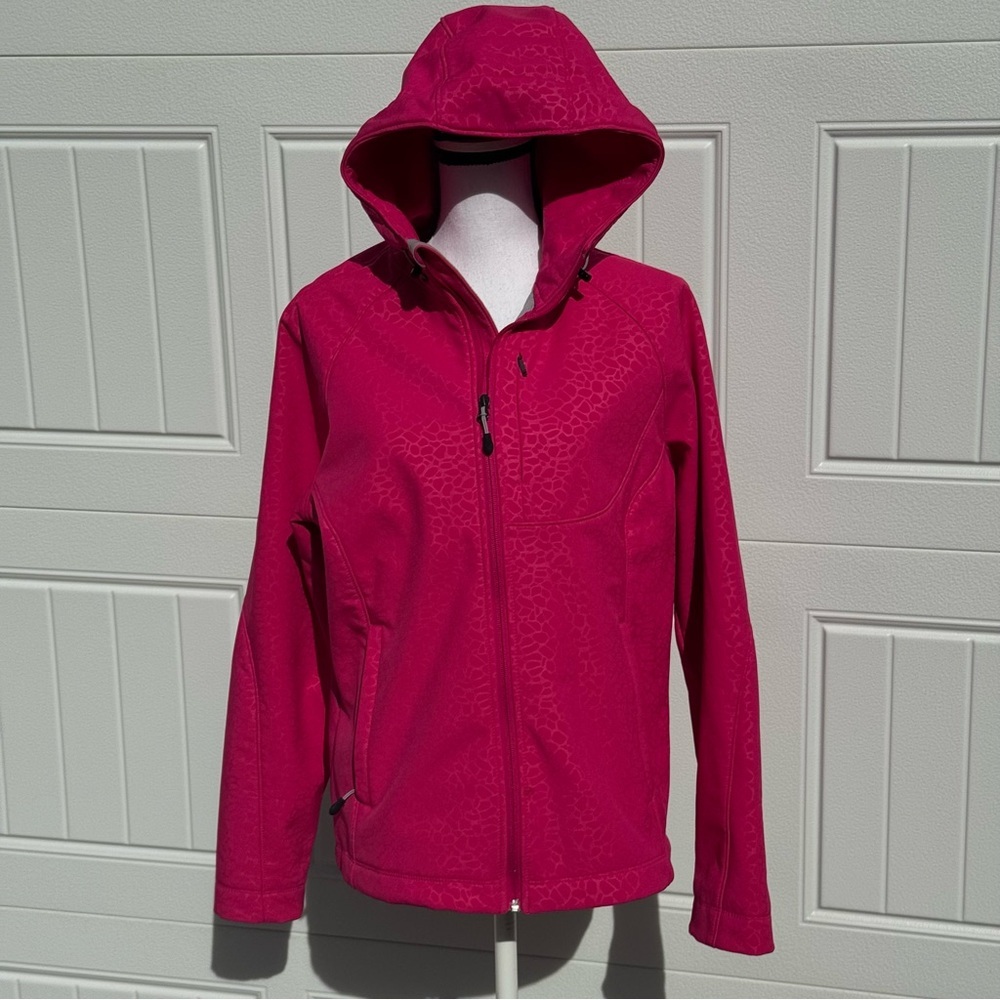 Pink Hooded Jacket Size Large - Picture 8 of 13